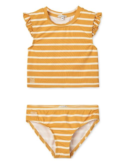 Se Judie Stripe Bikini Set Liewood Orange ved Booztlet
