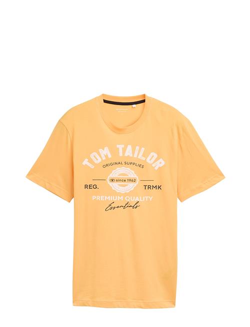 Logo Tee Tom Tailor Orange