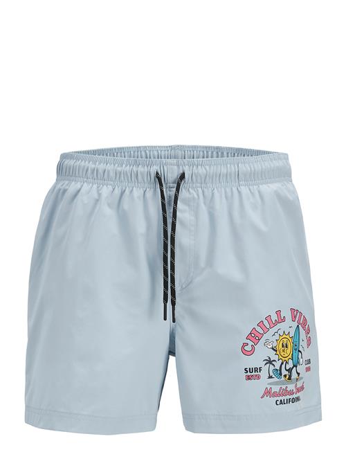 Jack & Jones Jpstmaui Jjswim Leg Print Akm Jnr Jack & J S Blue