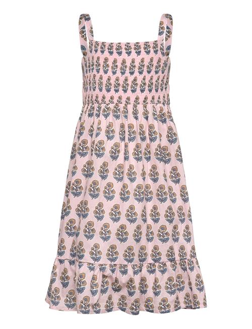 Floral Print Cotton Nightdress Mango Pink