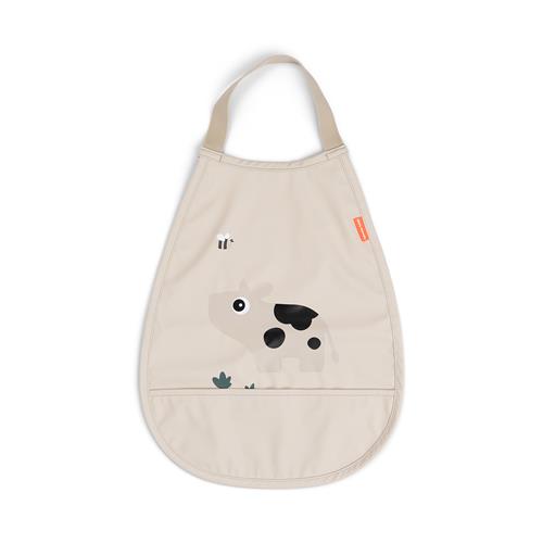Done by Deer Pull-Over Bib Tiny Farm Sand Sand One Size  Beige  One Size  Unisex
