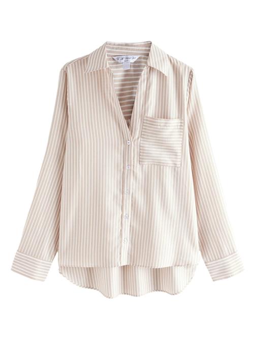 Next Bluse  beige / hvid