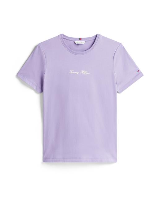 TOMMY HILFIGER Shirts 'CLASSIC'  lavendel / hvid