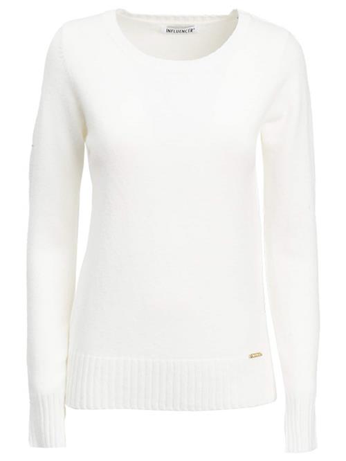 Influencer Pullover  hvid