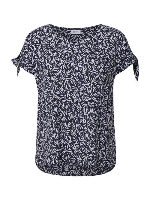CECIL Bluse  navy / hvid