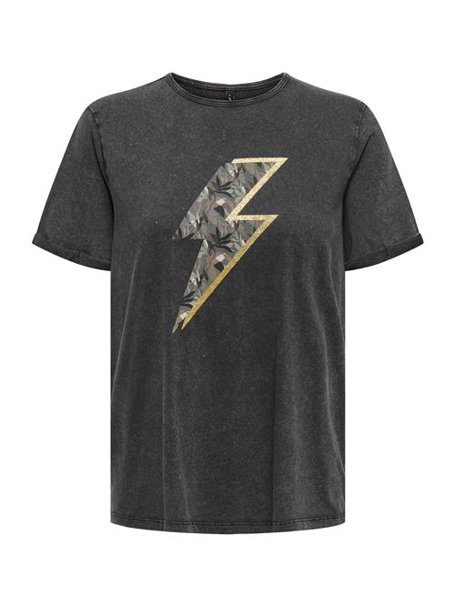 ONLY Shirts 'ONLGWEN'  guld / oliven / sort