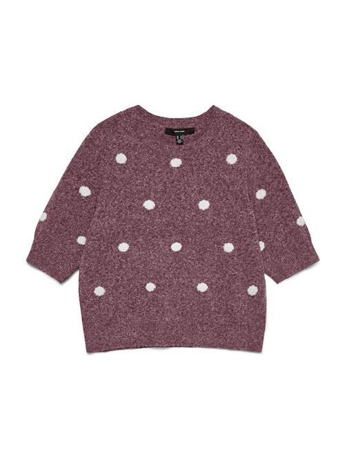 VERO MODA Pullover 'VMDoffy'  eosin / hvid