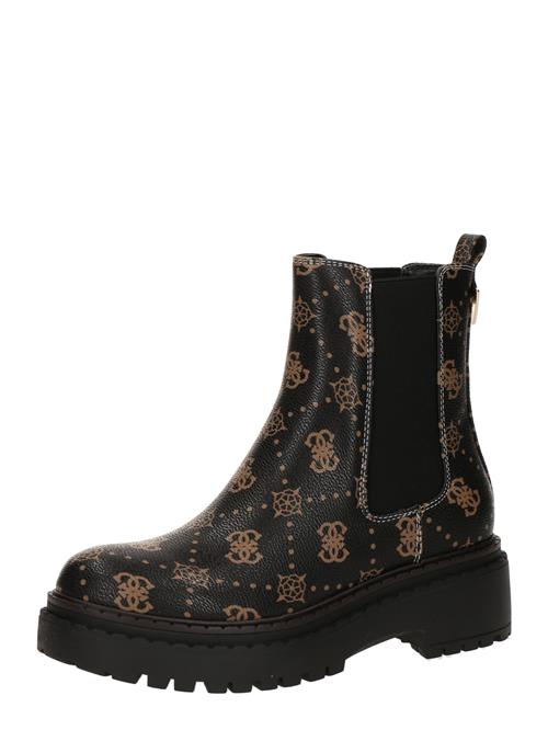 GUESS Chelsea Boots 'LEANNA'  camel / sort