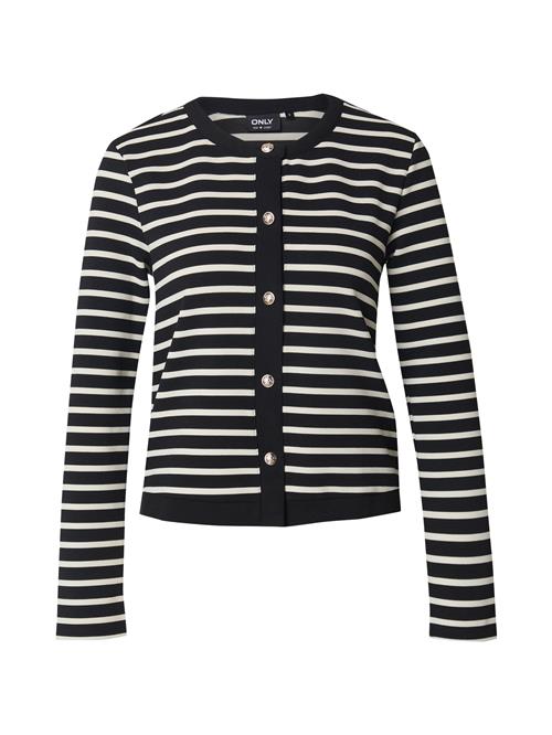 ONLY Cardigan 'ONLFABIOLA'  sort / hvid