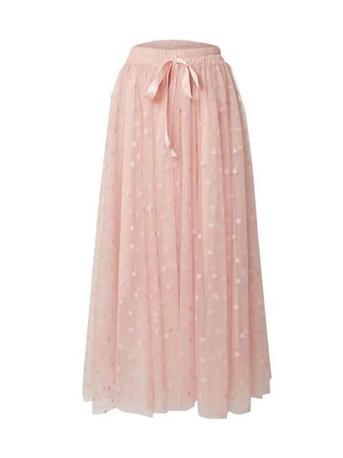 miss goodlife Nederdel 'Hearts'  rosé / gammelrosa