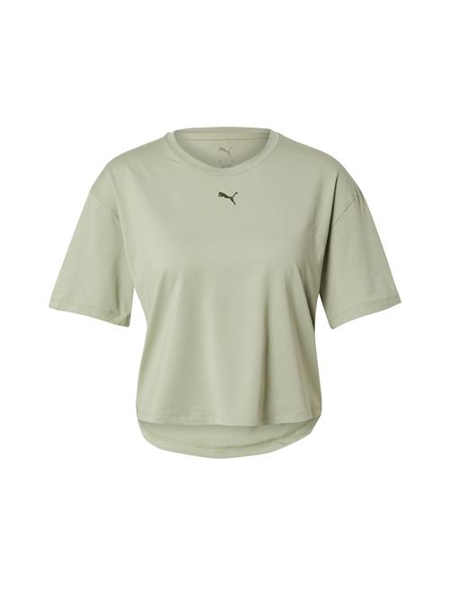 PUMA Funktionsbluse 'CLOUDSPUN'  pastelgrøn / sort