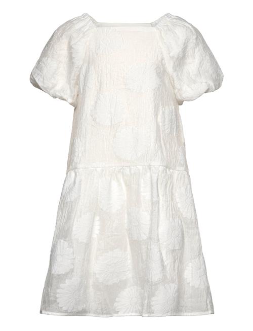 Se Floral Embroidery Dress Mango White ved Booztlet