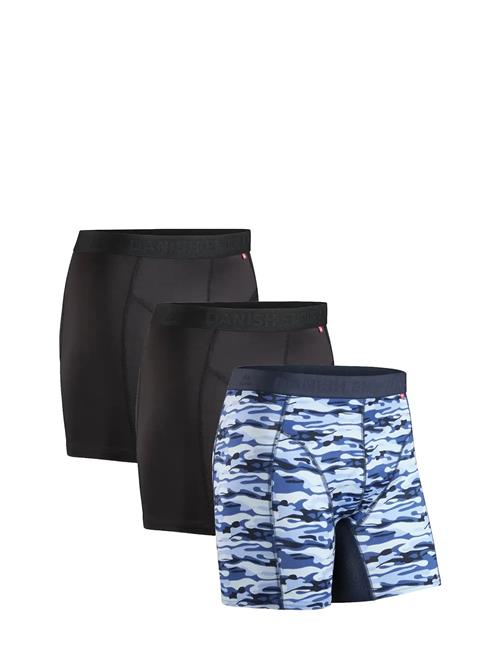 Men's Sports Trunks 3-Pack Danish Endurance Blue