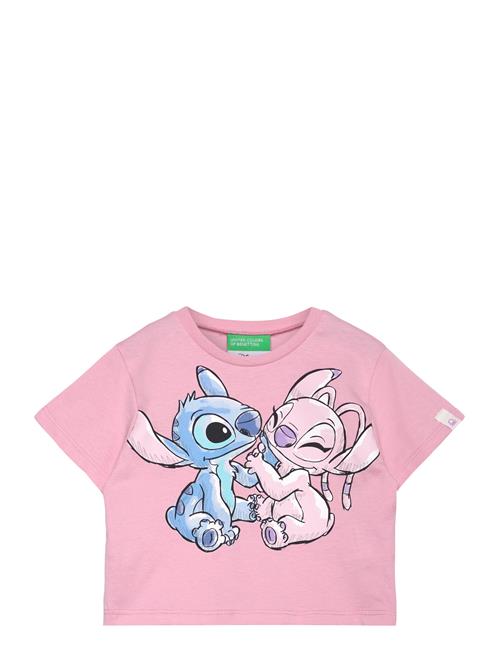 Se T-Shirt United Colors Of Benetton Pink ved Booztlet