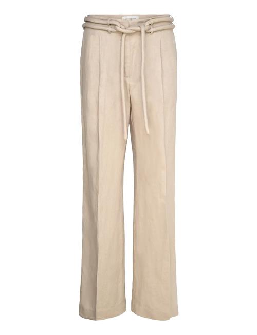 Cmnatuli-Pants Is A Pair Of Pants In A Light Material Of 100 Linen With A Conce Copenhagen Muse Beige