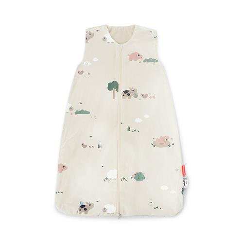 Se Done by Deer Sleepy Bag Tog 1.0 Tiny Farm Sand 90 Cm Sand 70 cm  Beige  70 cm  Unisex ved Babyshop