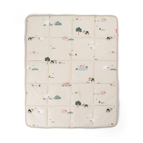 Done by Deer Play Mat Tiny Farm Sand Sand One Size  Beige  One Size  Unisex