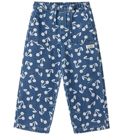 Se Liewood Jeans - Cesar - Cherry Blossom/Medium Blue ved KidsWorld