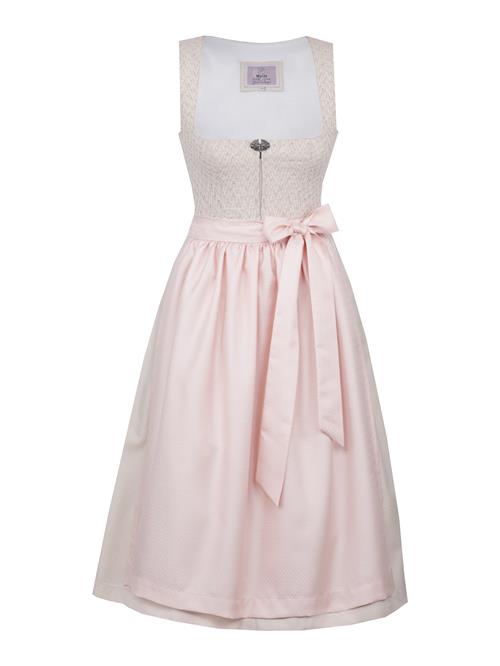 Se MARJO Dirndl 'Neuried'  pastelpink / hvid ved About You
