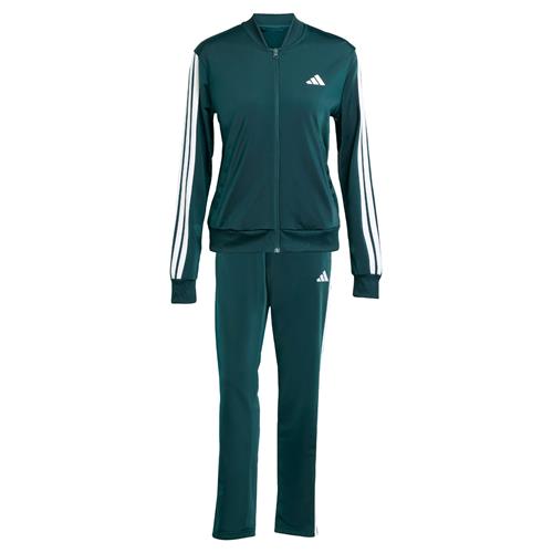 ADIDAS SPORTSWEAR Træningsdragt 'Essentials'  mørkegrøn / hvid