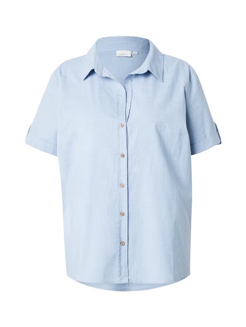 ONLY Carmakoma Bluse  dueblå