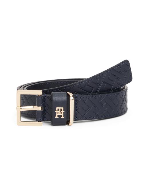 Se TOMMY HILFIGER Bælte 'SQUARE 2.5'  mørkeblå ved About You