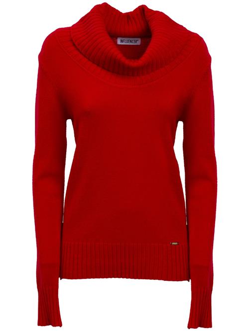Influencer Pullover  rød