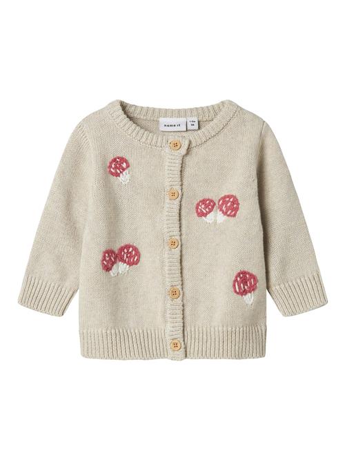 NAME IT Cardigan  lysebeige / pink