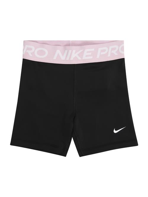 NIKE Sportsbukser 'Pro'  lyserød / sort / hvid