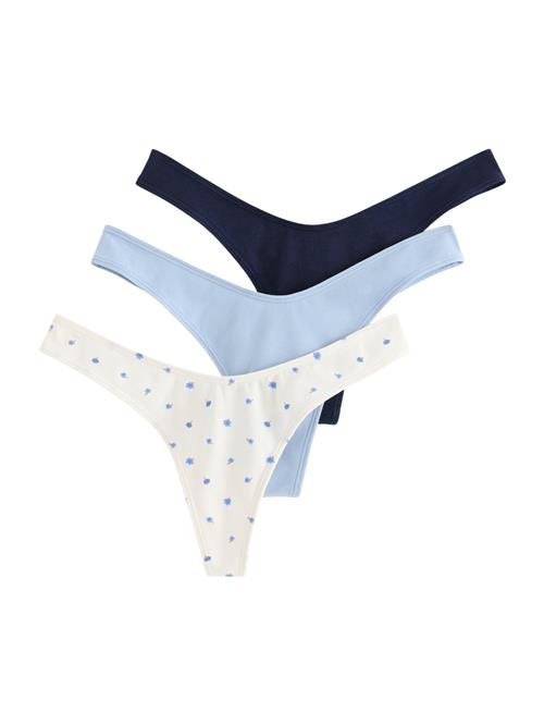 Lindex String 'Nellie'  marin / lyseblå / brun / offwhite
