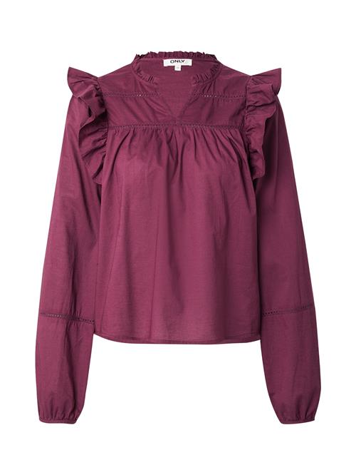 ONLY Bluse 'ONLEDDA'  brombær