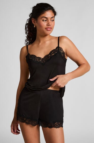 Hunkemöller Pyjamassæt sort