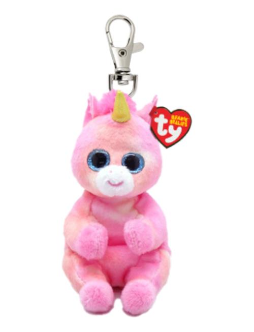 Skylar - Pink Unicorn Clip TY Patterned