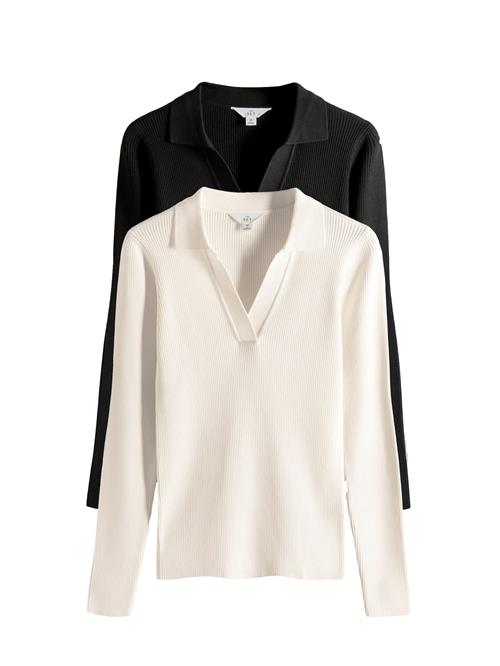 The Set Pullover  sort / hvid