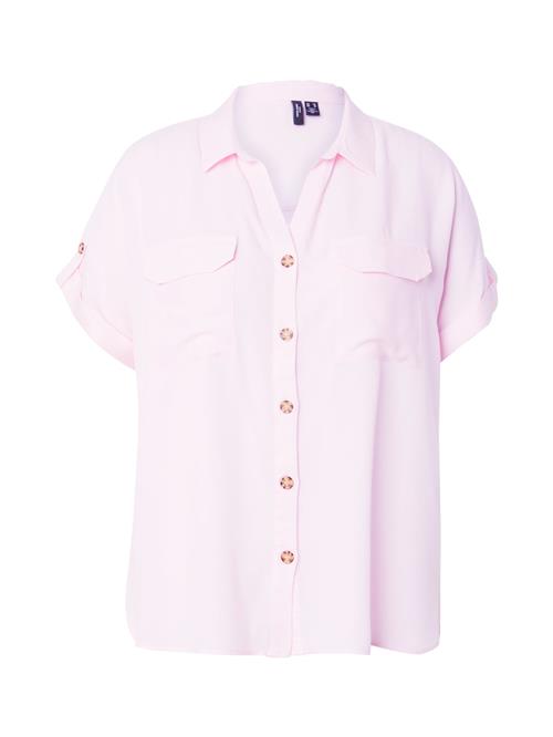 Vero Moda Curve Bluse 'VMCBUMPY'  lyserød