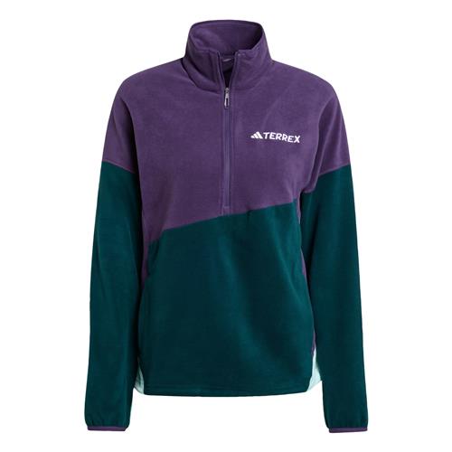 ADIDAS TERREX Sportsweatshirt  smaragd / mørkelilla / hvid