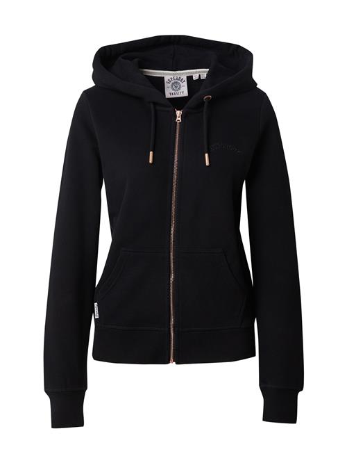 Superdry Sweatjakke 'ESSENTIAL'  sort