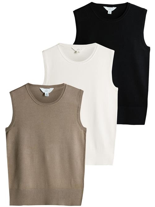 The Set Pullover  choko / sort / hvid