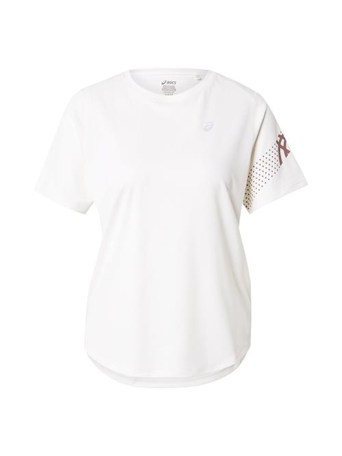 ASICS Funktionsbluse  choko / lysegrå / perlehvid