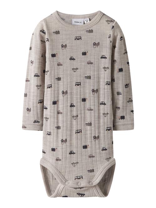 NAME IT Langærmet Uld Body Wang Nacreous Cloud