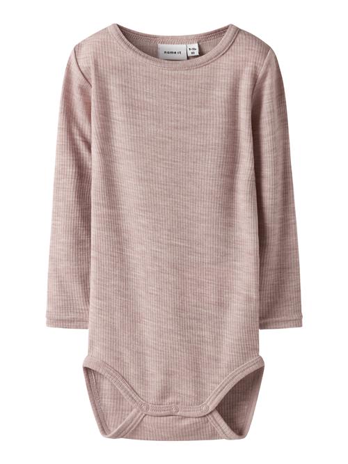 Se NAME IT Langærmet Uld Body Wax Shadow Gray hos SmartKidz