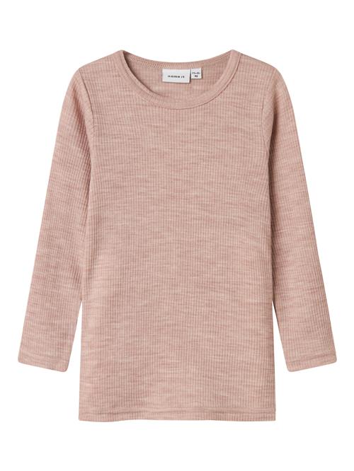 NAME IT Langærmet Uld Bluse Wax Shadow Gray