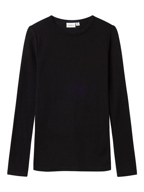 NAME IT Langærmet Uld Bluse Wax Black