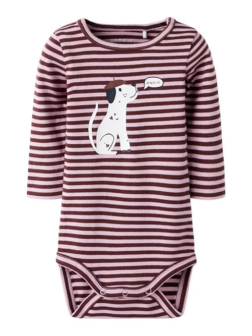 NAME IT Langærmet Body Kilas Bleached Mauve Andorra