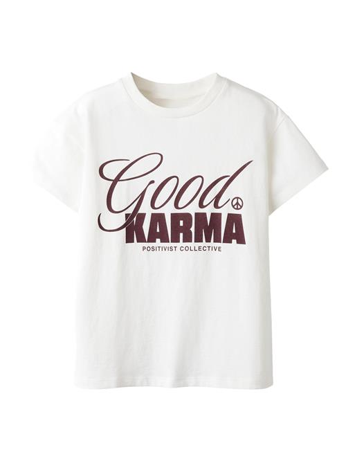 Se NAME IT T-shirt Kirstine Bright White Good Karma hos SmartKidz