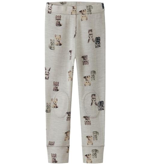 Name It Leggings - Uld - NmmWang - Nacreous Cloud/Forest animals