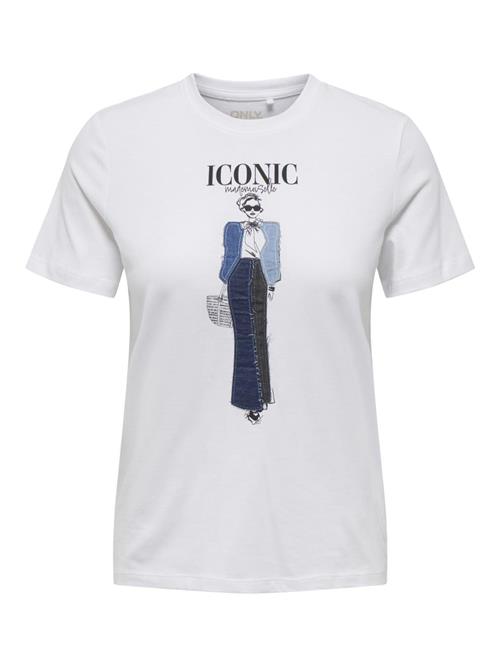 ONLY Shirts 'ONLEmma'  blue denim / lyseblå / sort / hvid