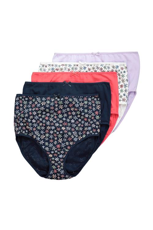 Ulla Popken Slip  navy / natblå / smaragd / pastellilla / pink / hvid