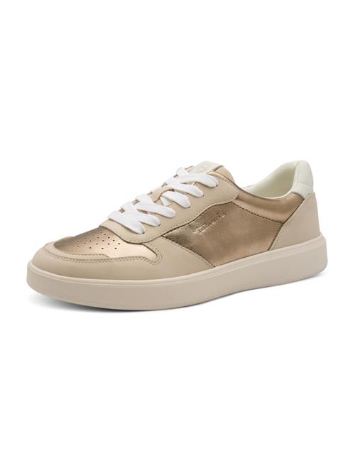 Tamaris Sneaker low  beige / guld / hvid