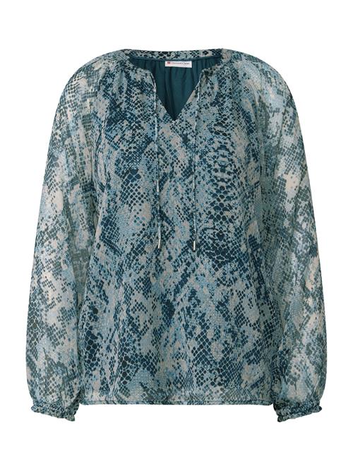 STREET ONE Bluse  kit / cyanblå / lyseblå